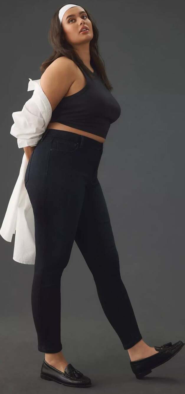 PAIGE Hoxton Ultra Skinny High-Rise Jeans - size 32 - F7